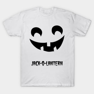 Jack-O-Lantern Halloween Face T-Shirt